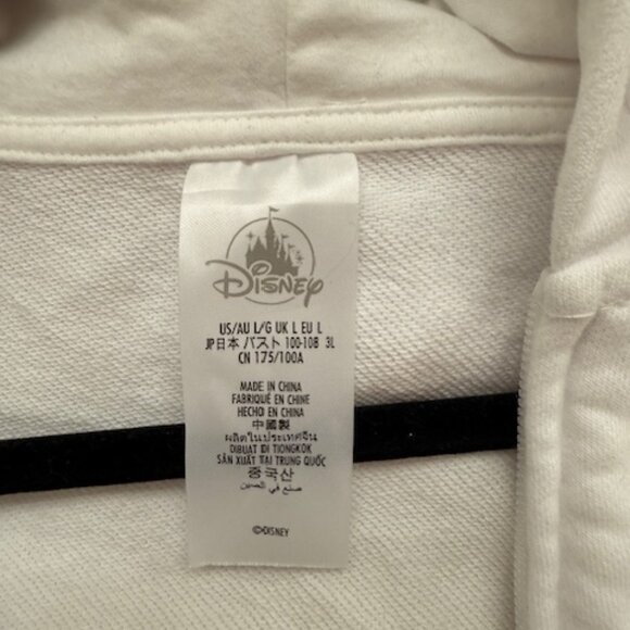 Disneyland Zippered Hoodie Cinderella's Castle, EUC! Size Large. - Picture 5 of 6